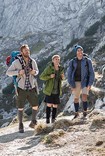  Three Friends hiking wearing Juzo Adventure