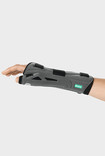 Right arm with Palmar Xtec Rhizo wrist orthosis – side view (thumb)