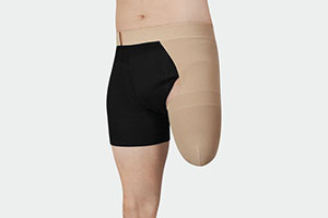 Juzo Expert Cotton stompkous productfoto Man draagt Juzo Expert Cotton stompkous