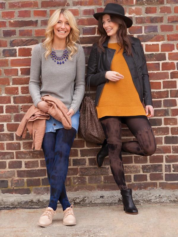 Woman wearing items from the Juzo® Batik Collection Woman wearing items from the Juzo® Batik Collection