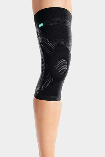 Kniebandage JuzoFlex Genu Xtra Wide in der Farbe Schwarz