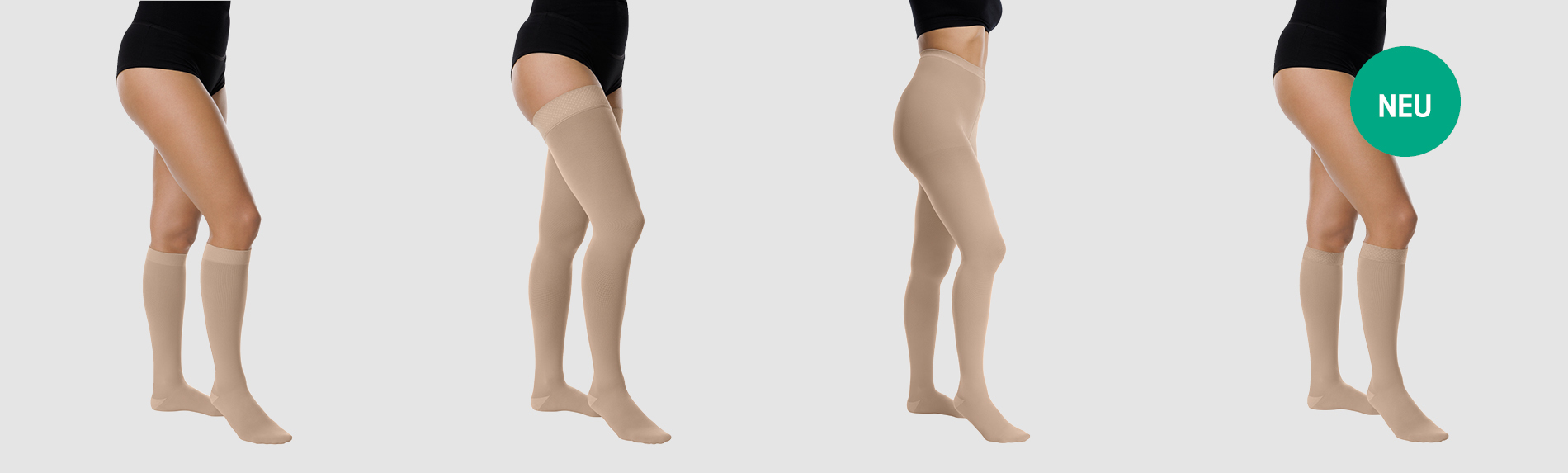 Neu in Serie: Juzo Basic AD mit Haftrand