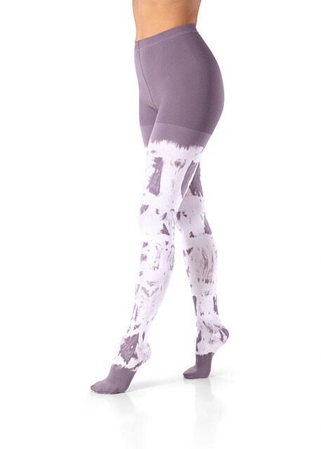 Cosy Violet Batik Weiß Strumpfhose Cosy Violet Batik weiß