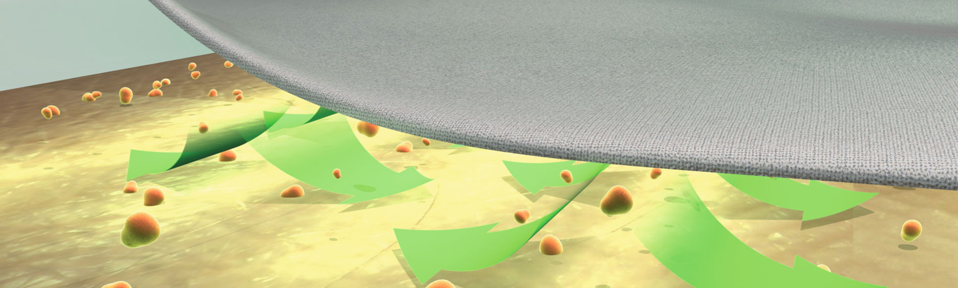 Rundstrickversorgung mit Silberfaden