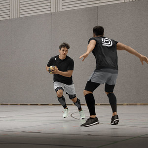 Männer spielen Handball mit der neuen BestPerform Compression von sportomedix