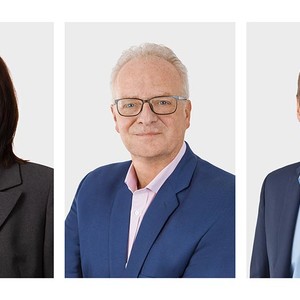 Hildegard Wittkopf, Roger Willms und Christian Brandstetter (v.l.n.r.) gehören seit 1. April 2022 zum Kreis der erweiterten Geschäftsleitung bei der Julius Zorn GmbH.