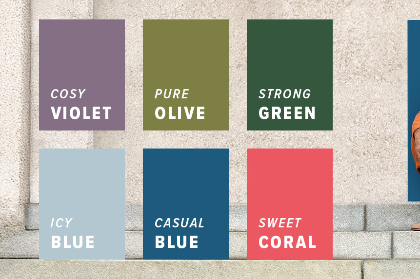 Die neuen Trend Colours: Colours in the City 2026/27