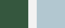 Colours: Strong Green and Icy Blue